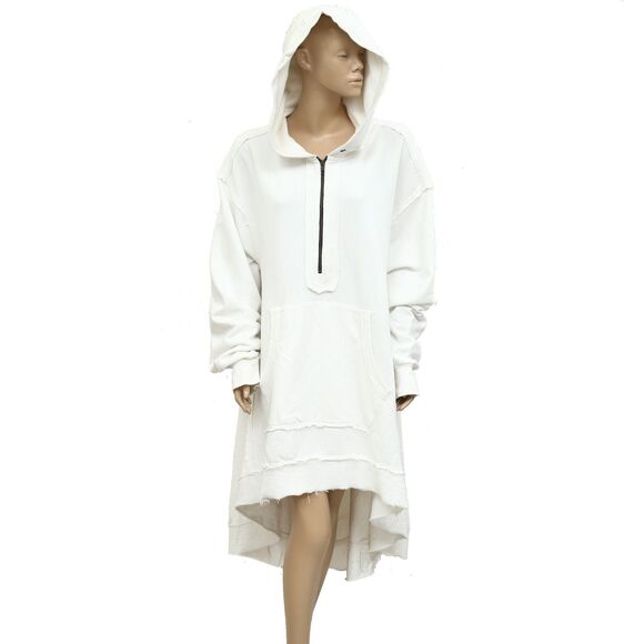 Free People North Sweatshirt Hoodie Top Jacket Oversized Slouchy Cotton L 283798 - Picture 1 of 6